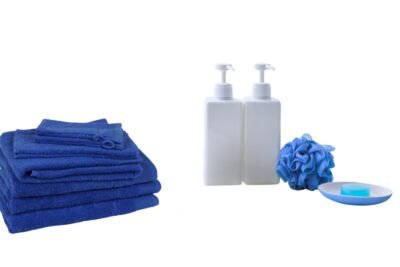 Handtuch & Duschtuch Set Blau